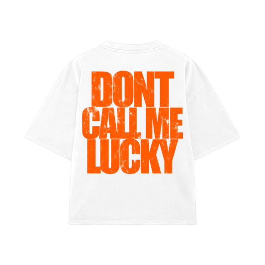 DCML "ACE BOOGIE" (BOF EDITION) Quarter Sleeve Tee - White/Orange