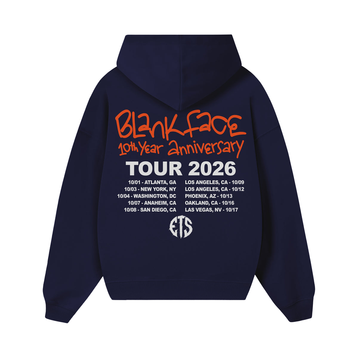 BLANK FACE ANNIVERSARY HEAVYWEIGHT PRO-CLUB HOODIE