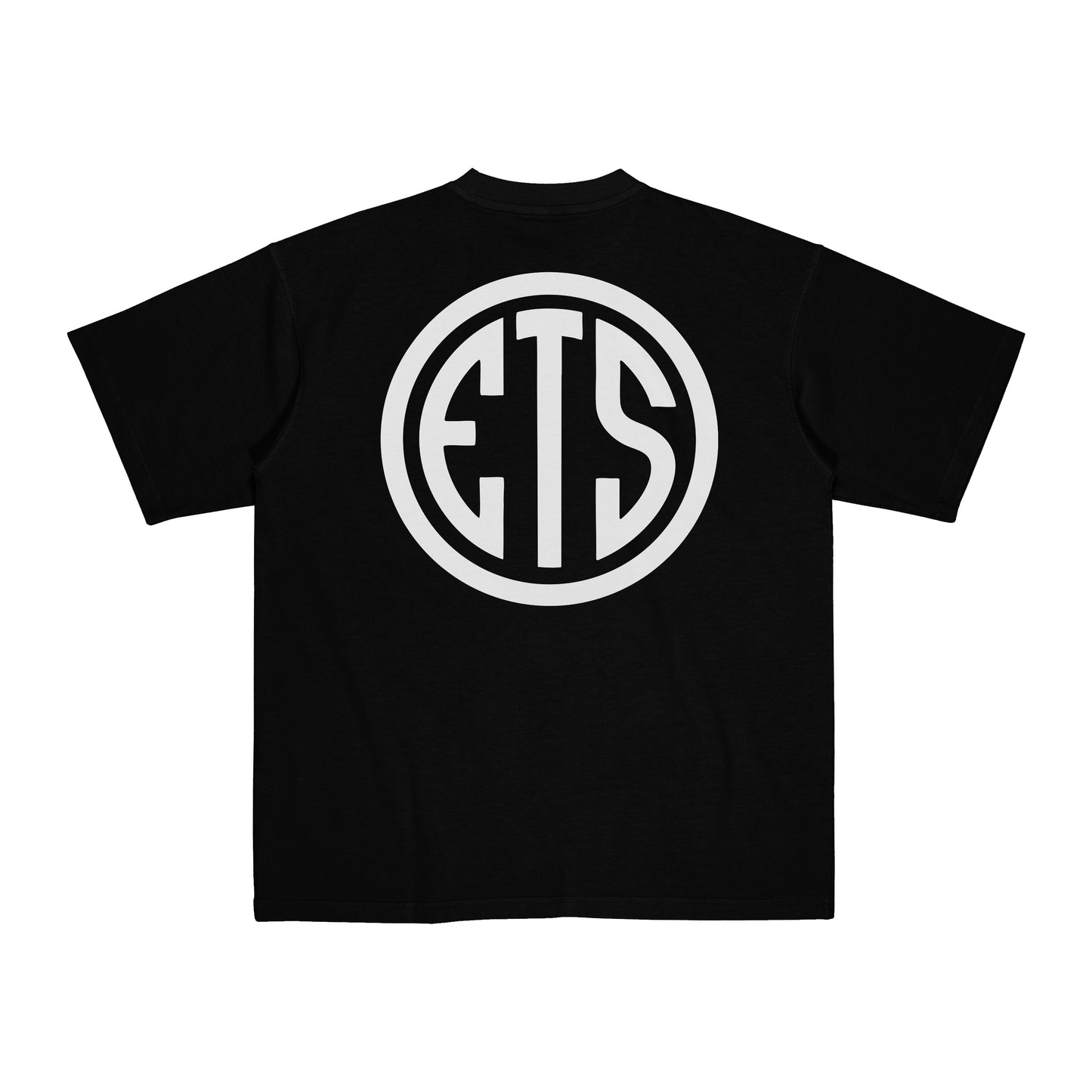 STAY SOLLID BLACK TEE (WHITE LOGO)