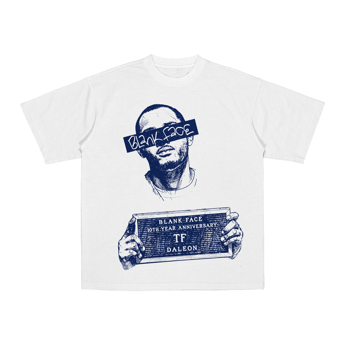 BLANK FACE ANNIVERSARY TEE