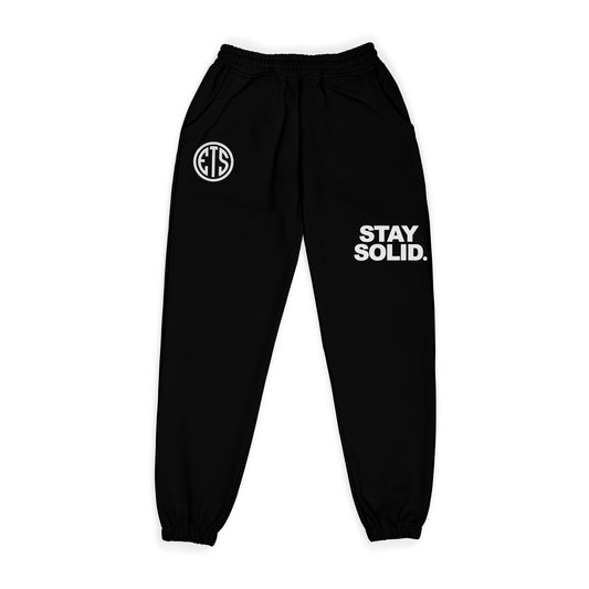 STAY SOLID SWEATS (BLACK)