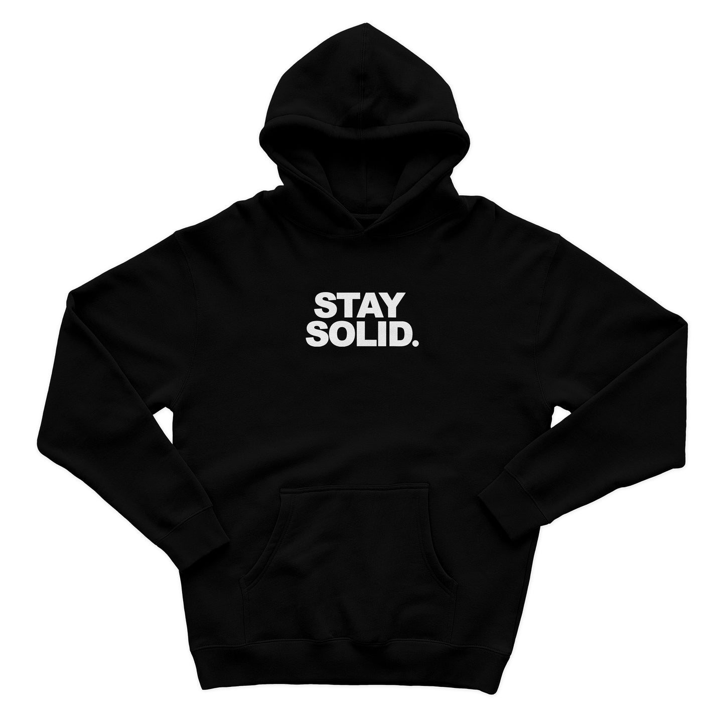 STAY SOLID HOODIE (BLACK)